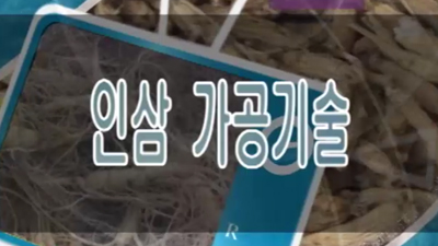 인삼 가공기술
