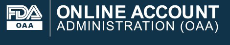FFR 등록 ONLINE ACCOUNT ADMINISTRATION(OAA) 웹사이트